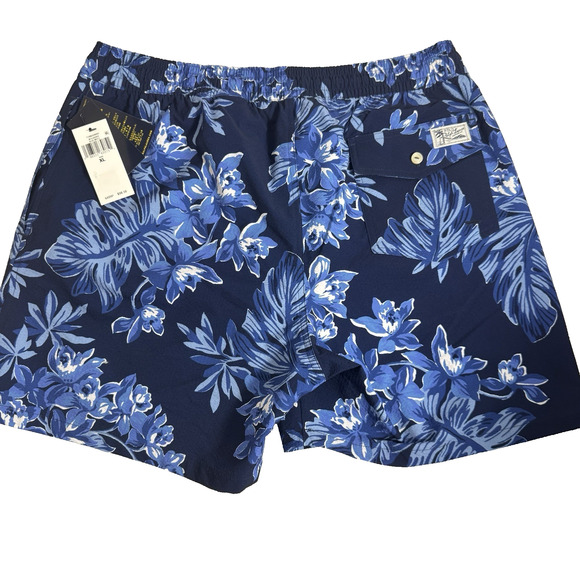 Polo Ralph Lauren Men's XL Blue Multi Colors Polo Swim Trunks - Picture 2 of 9